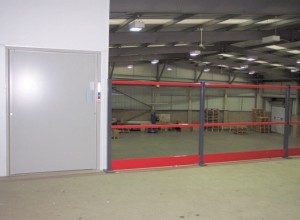 Mezzanine floor and lift