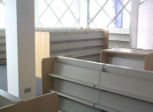 Modular mid-height shelving