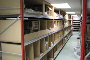 Shelving installation