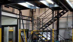 Fitting of a mezzanine floor in Essex