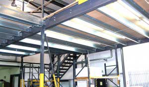 Mezzanine floor installation