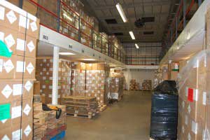 Mezzanine floor installation