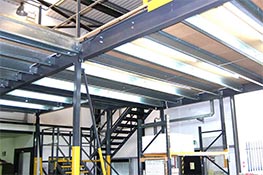 Mezzanine floor installation in Essex