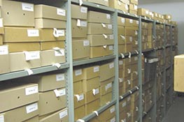 Industrial rolled edge shelving