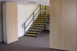 Wood_Effect_Sound_Rated_Sliding_Wall_part_open