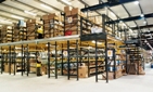 Single level Pallet racking floor Single level Pallet racking floor